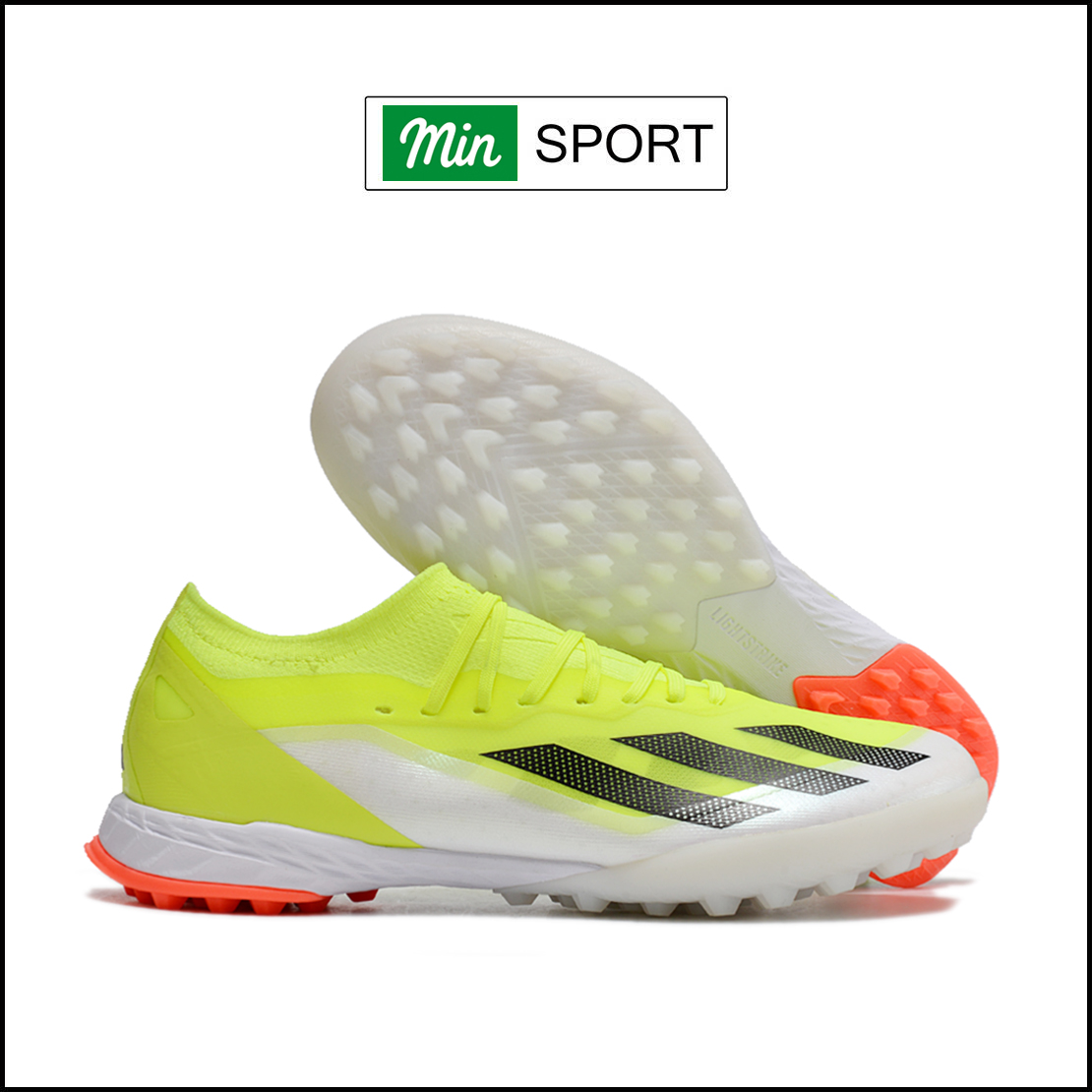 Giày Bóng Đá Adidas X Crazyfast.1 Vàng Chanh TF