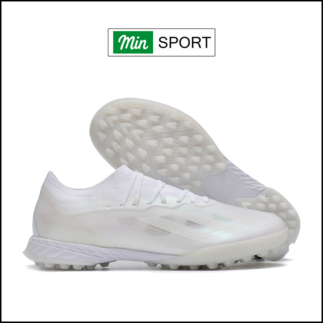 Giày Bóng Đá Adidas X Crazyfast.1 Trắng Full TF