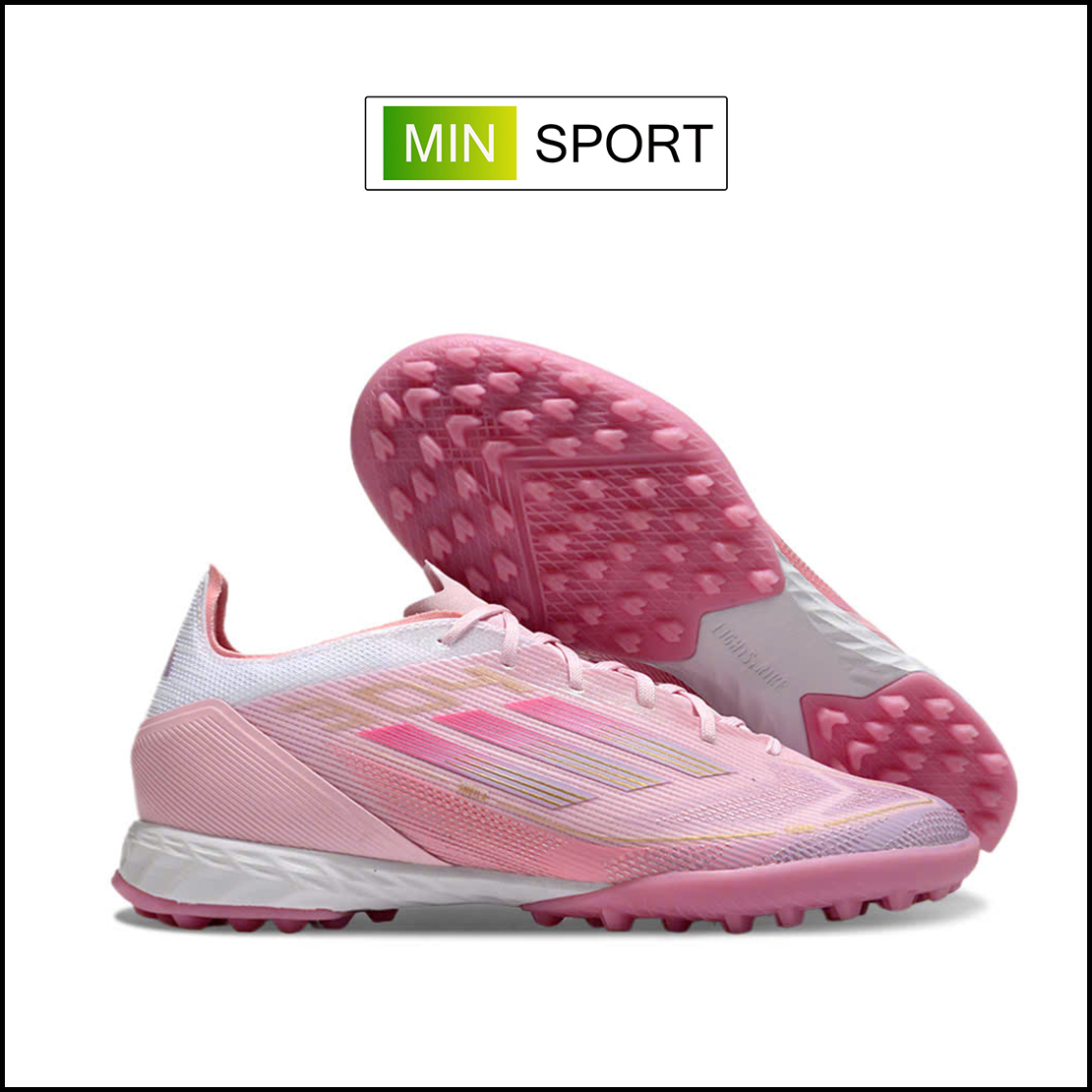 Giày Bóng Đá Adidas F50 Elite Lamine Yamal Hồng Nhạt HQ TF