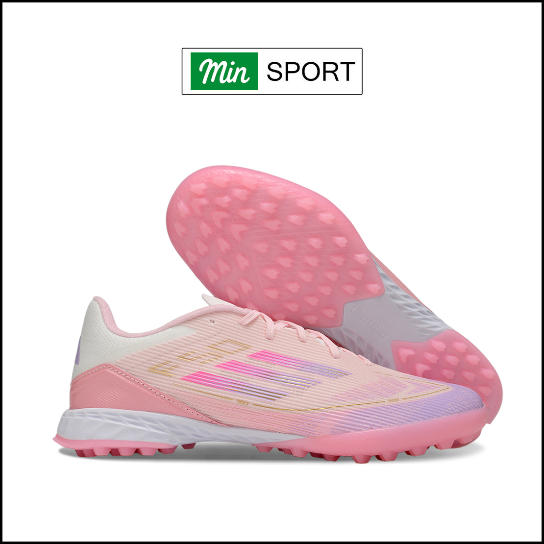 Giày Bóng Đá Adidas F50 League Lamine Yamal Hồng TF