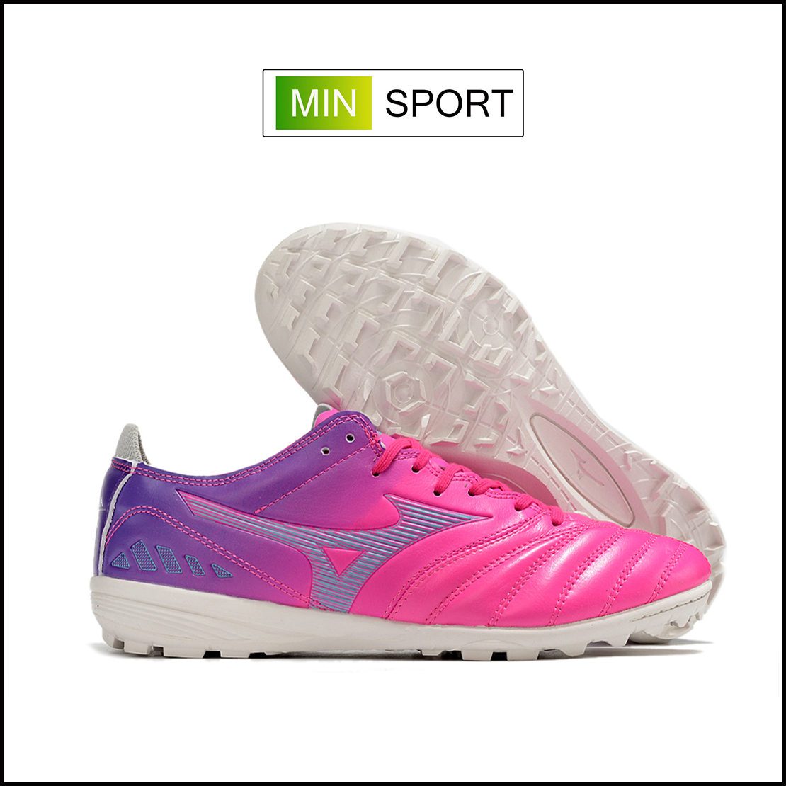 Giày Bóng Đá Mizuno Neo 3 Pro Hồng Gót Tím TF