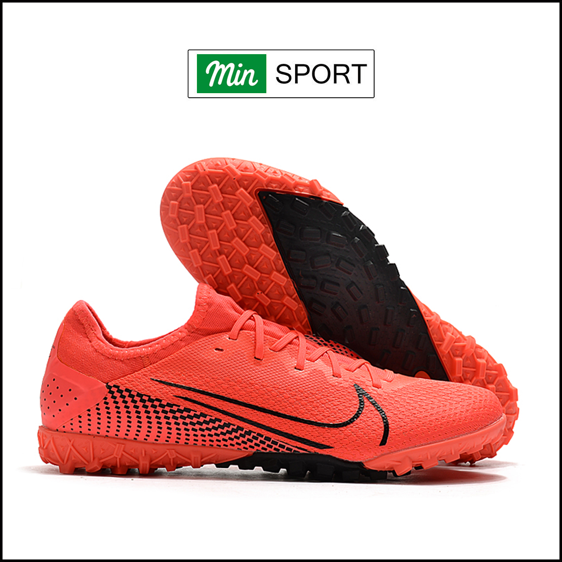 Giày Nike Mercurial Vapor 13 Pro Đỏ Vạch Đen HQ TF