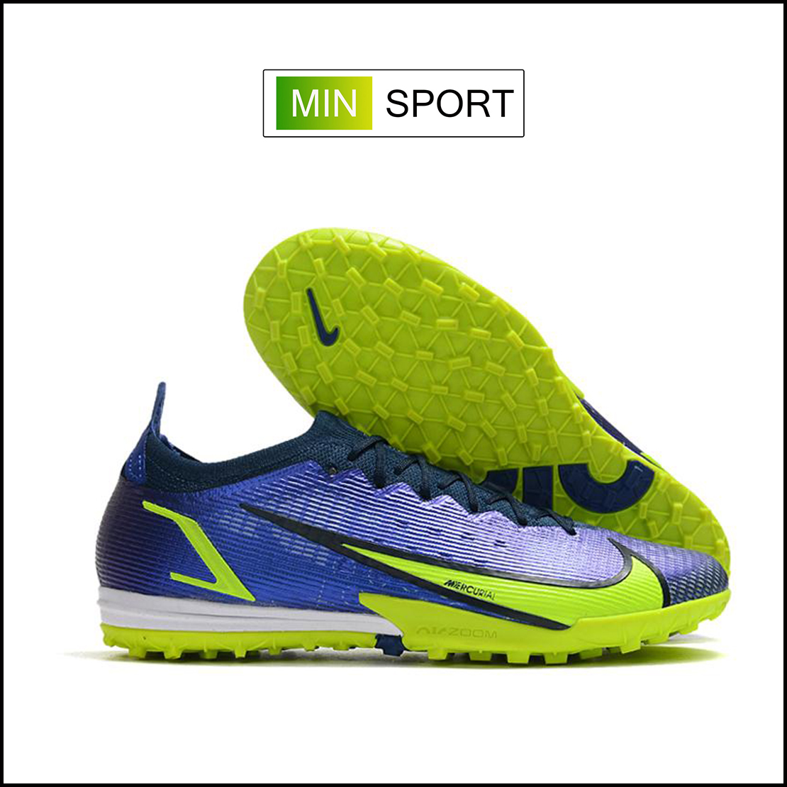 Giày Bóng Đá Nike Mercurial Vapor 14 Elite Tím Cổ Lửng TF