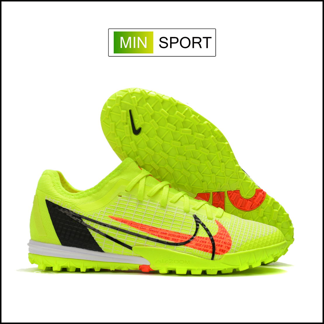 Giày Bóng Đá Nike Mercurial Vapor 14 Pro Chuối Vạch Đen Đỏ HQ TF