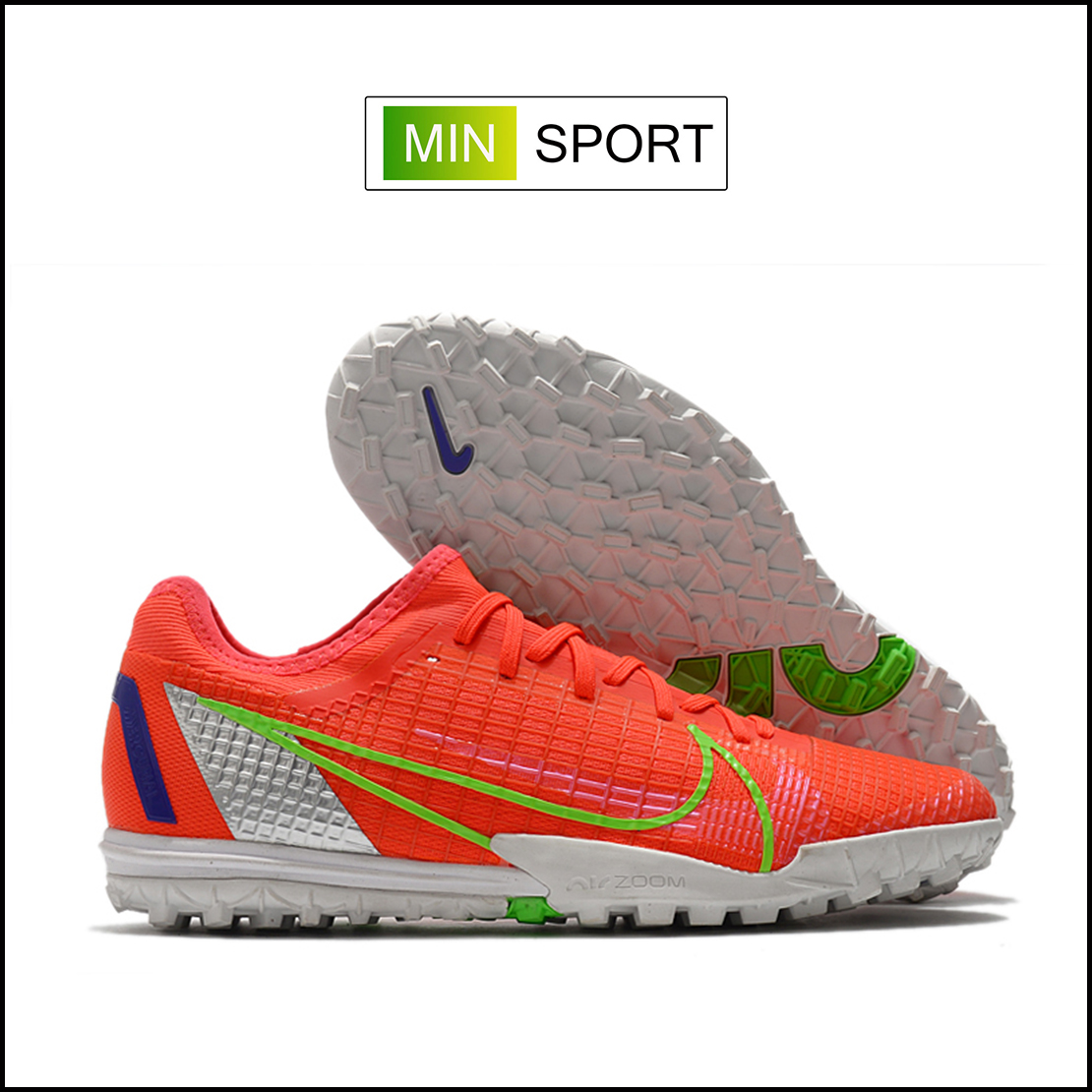 Giày Bóng Đá Nike Mercurial Vapor 14 Pro Đỏ Cổ Thun HQ TF