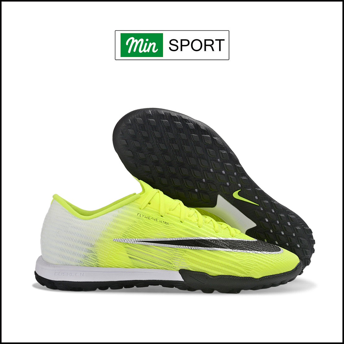 Giày Bóng Đá Trẻ Em Nike Mercurial Superfly 11 Elite Chuối Vạch Đen Cổ Lửng HQ TF