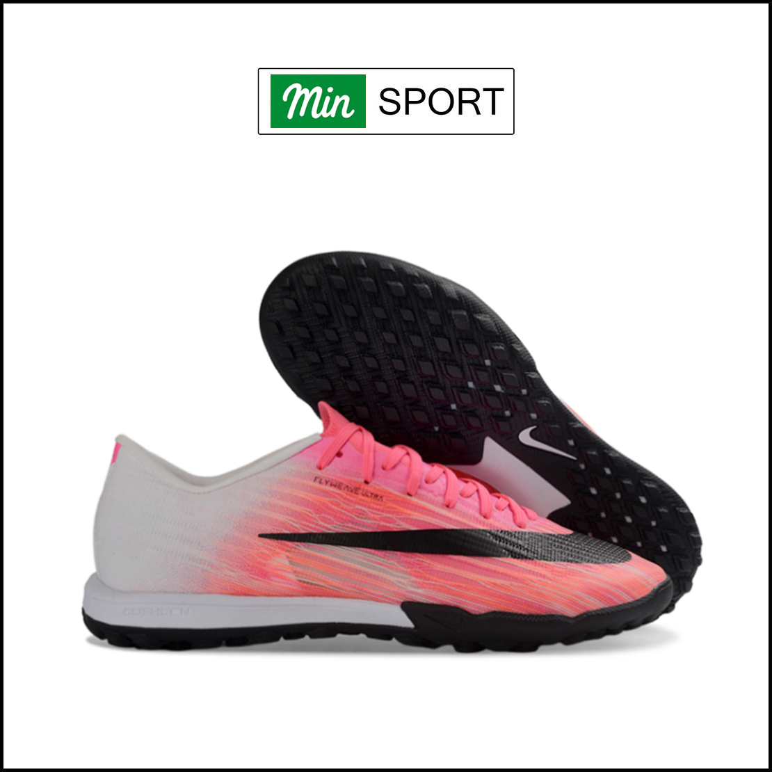 Giày Bóng Đá Nike Mercurial Superfly 11 Elite Hồng Gót Trắng Cổ Lửng HQ TF