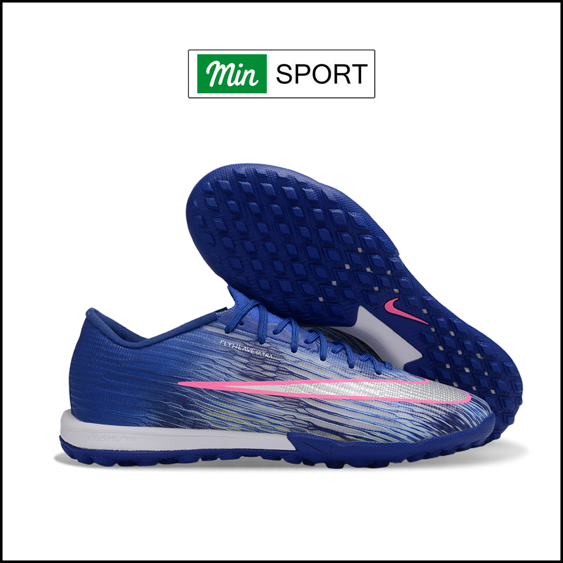 Giày Bóng Đá Nike Mercurial Superfly 11 Elite Xanh Dương Vạch Trắng Cổ Lửng HQ TF