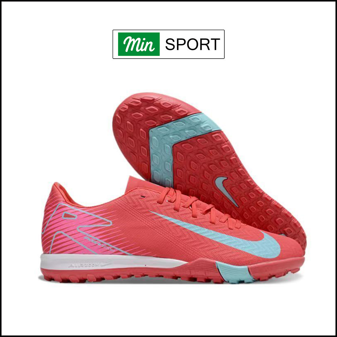 Giày Bóng Đá Nike Mercurial Vapor 16 Academy Đỏ Vạch Xanh Biển V2 TF