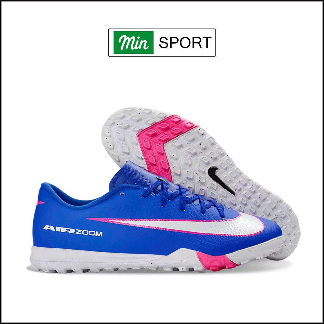 Giày Bóng Đá Nike Mercurial Vapor 16 Academy Đế Đệm Xanh Coban Đế Trắng TF