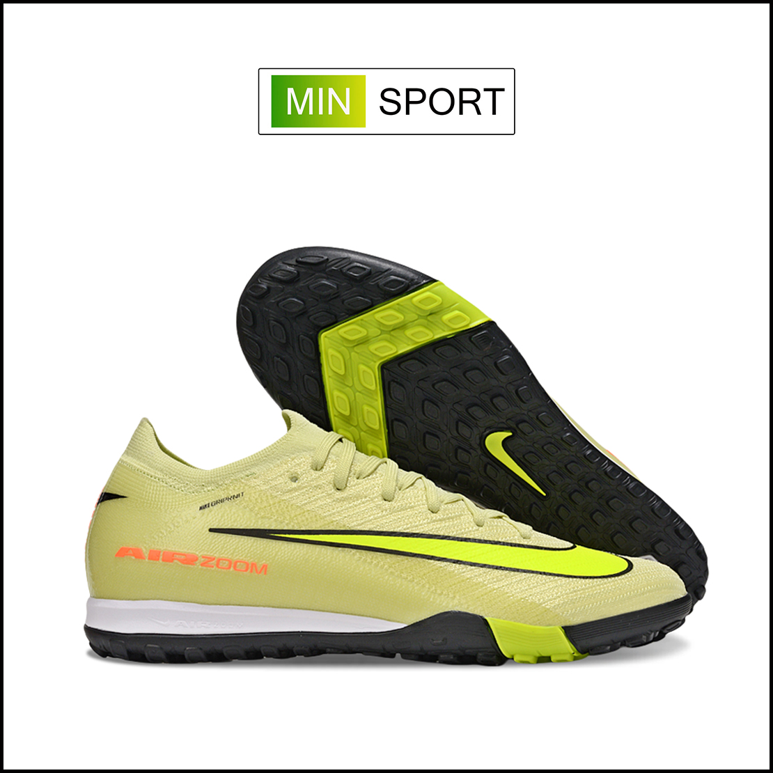 Giày Bóng Đá Trẻ Em Nike Mercurial Vapor 16 Elite 2025 Vàng Xanh Cổ Lửng HQ TF