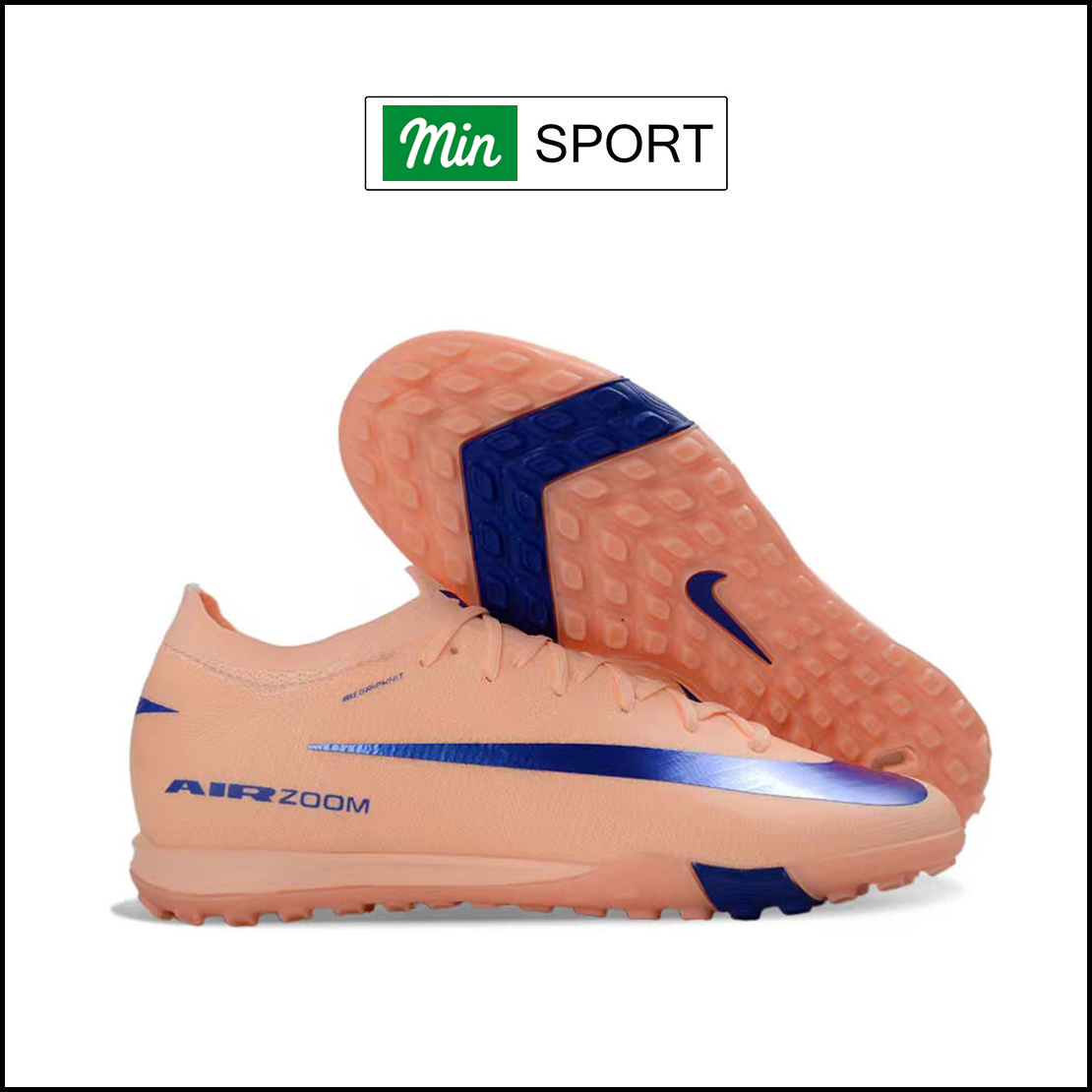 Giày Bóng Đá Nike Mercurial Vapor 16 Pro Cam Nhạt Xanh Dương Cổ Lửng HQ TF