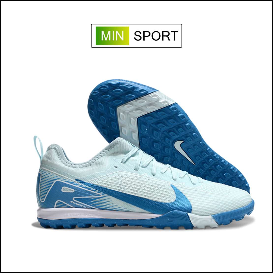 Giày Bóng Đá Nike Mercurial Vapor 16 Pro Xanh Biển Cổ Lửng Cao Cấp TF