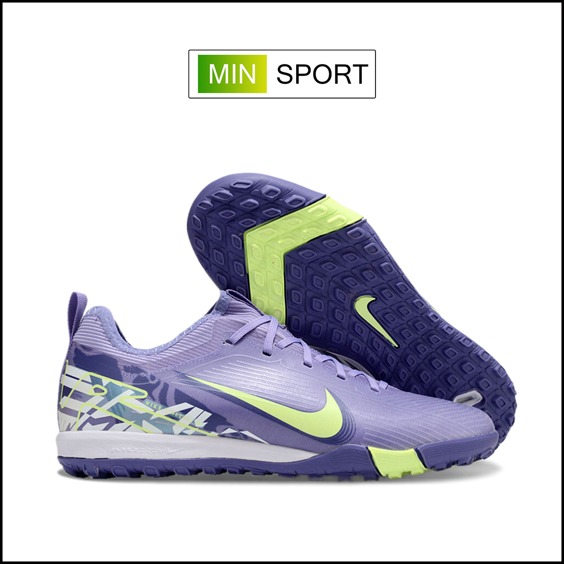 Giày Bóng Đá Nike Mercurial Vapor 16 Pro V2 Tím Vạch Chuối Cổ Lửng TF