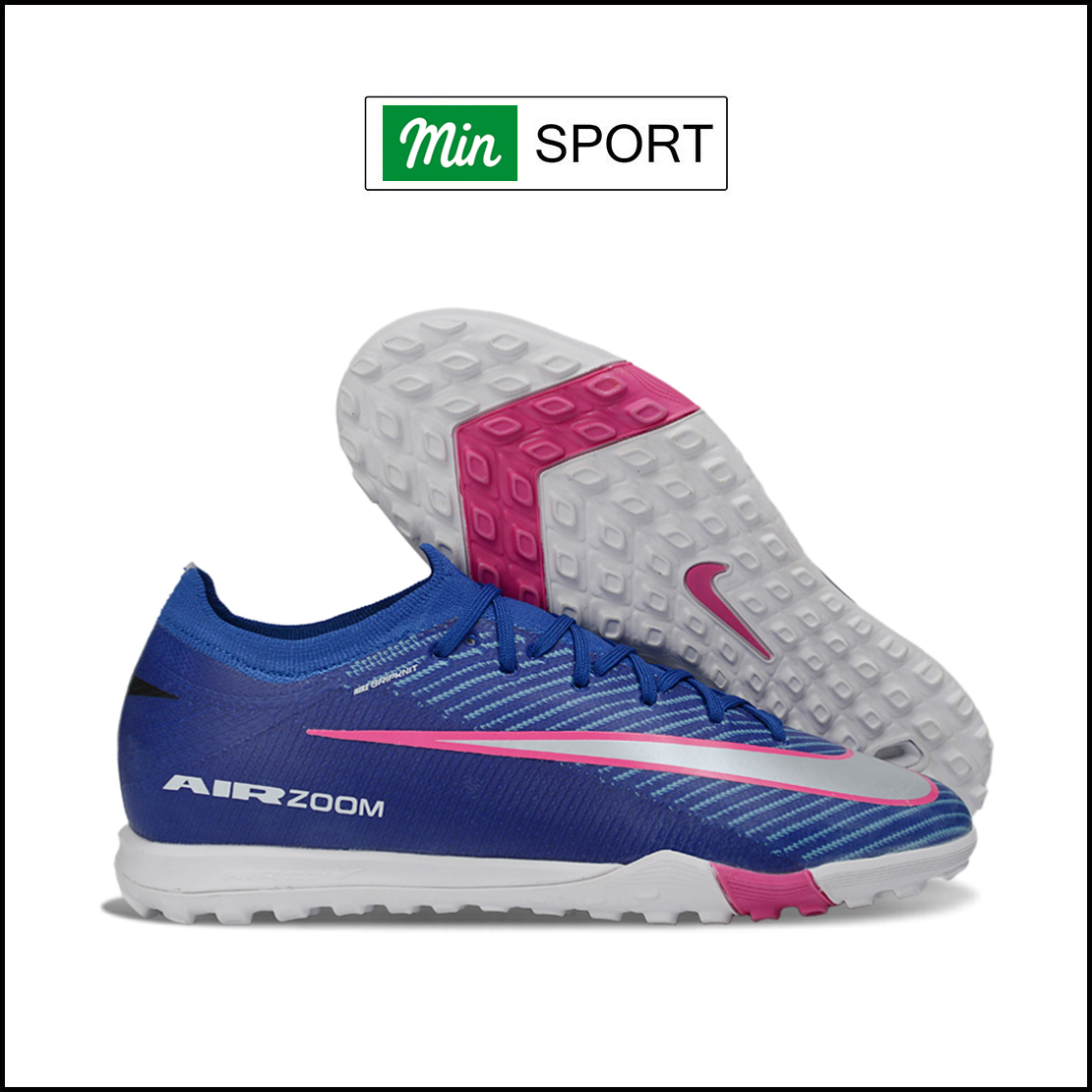 Giày Bóng Đá Nike Mercurial Vapor 16 Pro Xanh Coban Cổ Lửng HQ TF