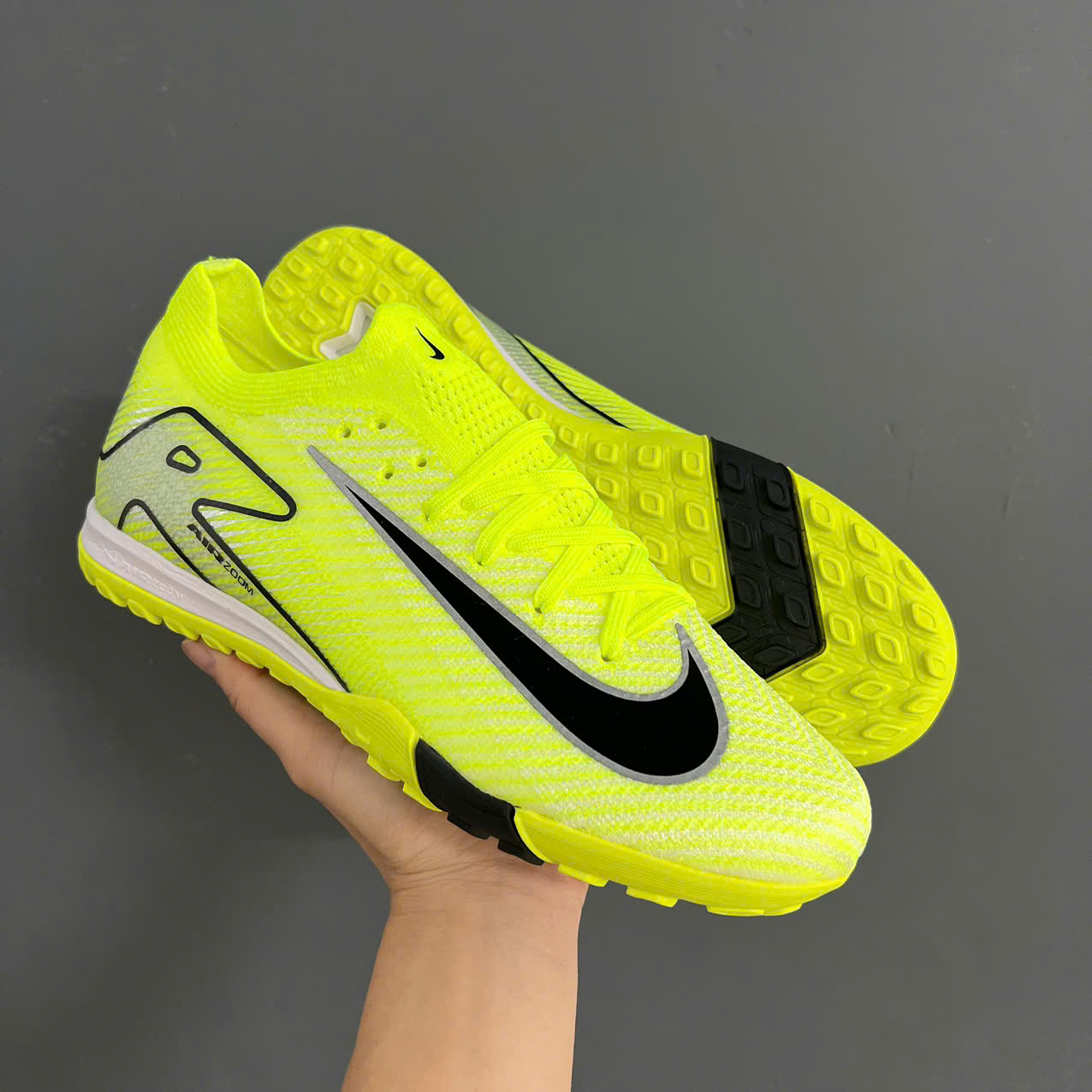 Giày Bóng Đá Nike Mercurial Vapor 16 Elite 2025 Trắng Đế Hồng Cam Cổ Lửng V2 TF