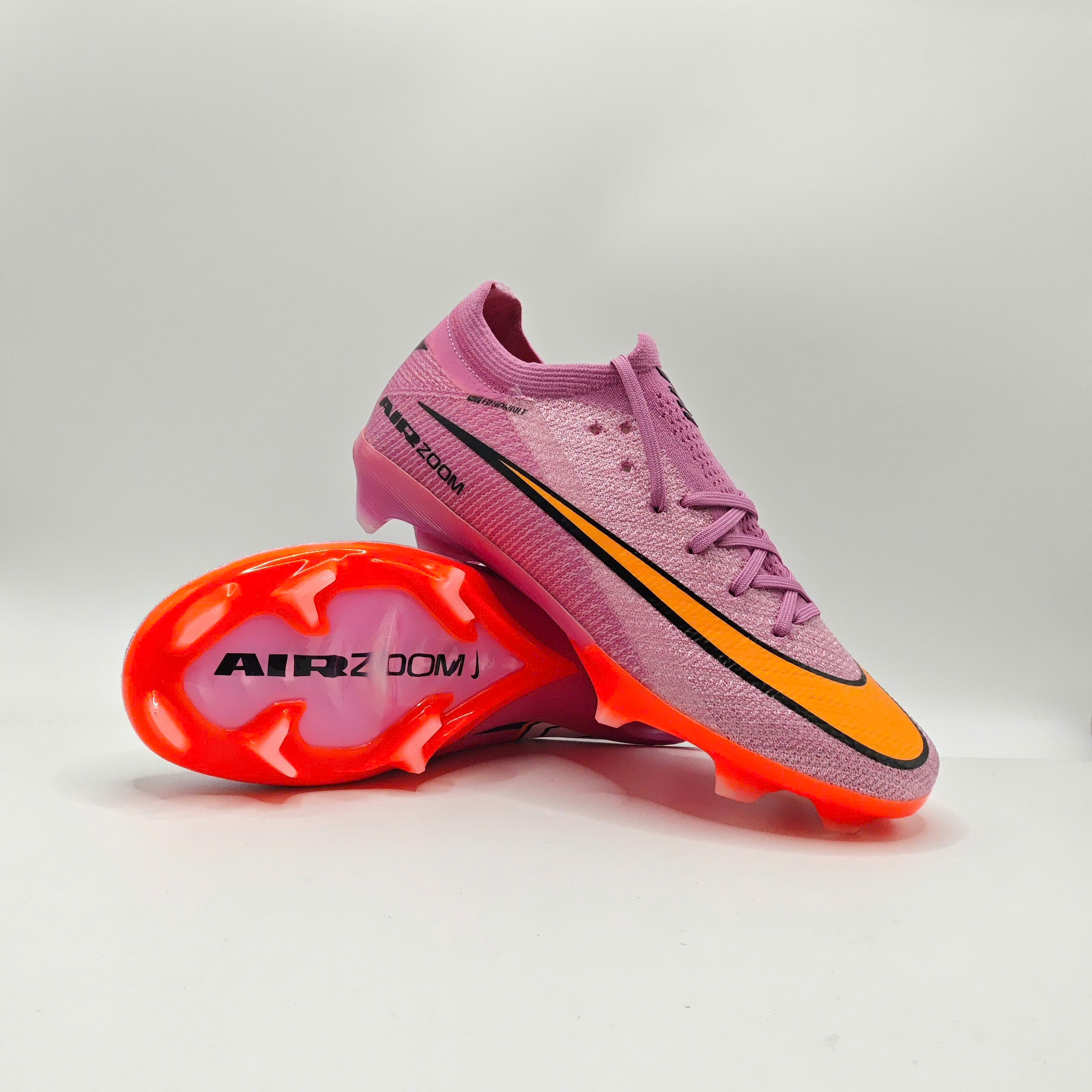 Giày Bóng Đá Nike Mercurial Vapor 16 Elite Tím Hồng Vạch Cam V2 FG