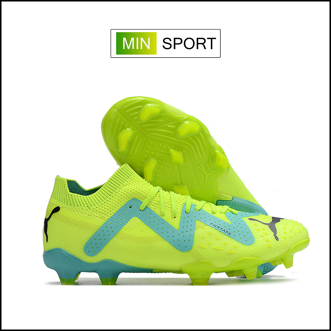 Giày Bóng Đá Puma Future Ultimate Pursuit Xanh Lá Cổ Lửng FG